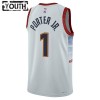 Dres Denver Nuggets Michael Porter JR 1 Nike 2022-23 City Edition Sivo Swingman - Dječji